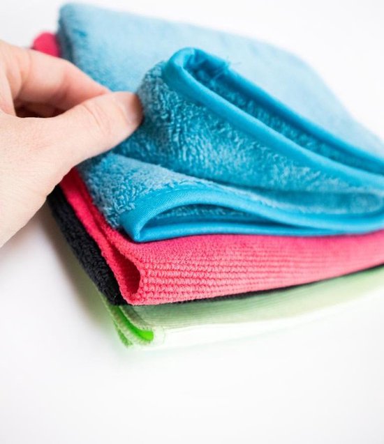 DEST 4Delig microvezeldoek auto Kwaliteit Auto wassen Schoonmaken bol