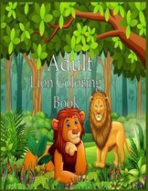 Adult Lion Coloring Book