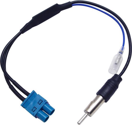 hoffelijkheid Clip vlinder Ringlet Antenne kabel Adapter dubbel fakra (m) > DIN (m) met versterker Volkswagen  Skoda Audi... | bol.com