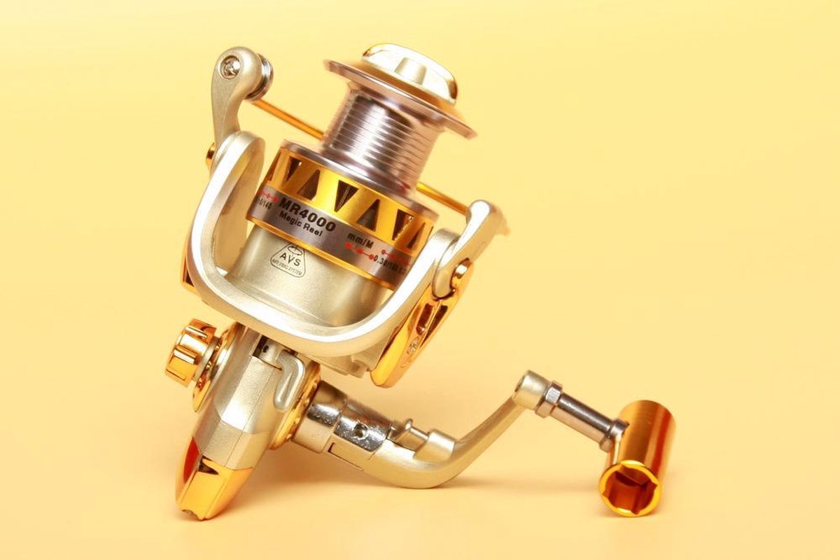 Saigao Werpmolen MR4000 - Molen - Karpermolen - Vismolen - Fishing reel - Hengelsport - Roofvis - Slip voorop - Kogellagers 12+1 - Gear-ratio 5.1:1