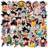 Dragon Ball Z stickers – 50 stuks - Dragon ball - Dragon ball super – Anime stickers - Stickers volwassenen - Stickers kinderen - Laptop stickers