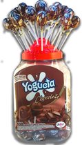 Pin Pop Lolly Chocolate Chewknots 16gr - 100 Stuks