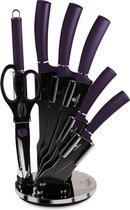 Berlinger Haus 2560 - ensemble de couteaux 8 pièces - avec support - violet