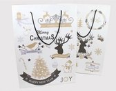 20 st. exclusieve kerst geschenktasje  34,5 x 25