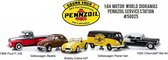 Motor World 5 car Diorama set Pennzoil Service Station 1:64