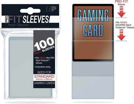 Speelgoed | Kaartspel - Sleeves Pro-Fit Clear Standard C100