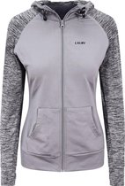 LXURY Dames Cool Sportvest Maat L - Sport Trui - Grijs - Sportkleding