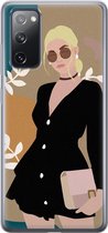 Samsung Galaxy S20 FE hoesje siliconen - Abstract girl - Soft Case Telefoonhoesje - Print / Illustratie - Multi