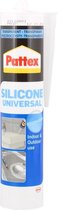Siliconenkit | Universeel | Binnen en buiten | 280 ml | Transparant |Silicone Universal | Elastisch
