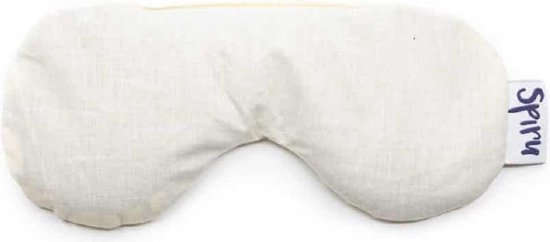 Oogkussen Relax Lavendel - Oogvorm - Naturel — afbeelding 2