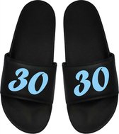 Cadeau Kerstmis - Cadeau Kerst - Cadeau 30 jaar - Cadeau Badslippers - 30 jaar kado - Badslippers 45