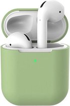 Siliconen bescherm hoesje voor Apple Earpods - Bescherming cover case voor Earpods - Groen -