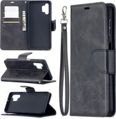 Samsung Galaxy A32 (5G) hoesje - MobyDefend Wallet Book Case Met Koord - Zwart - GSM Hoesje - Telefoonhoesje Geschikt Voor: Samsung Galaxy A32 (5G)