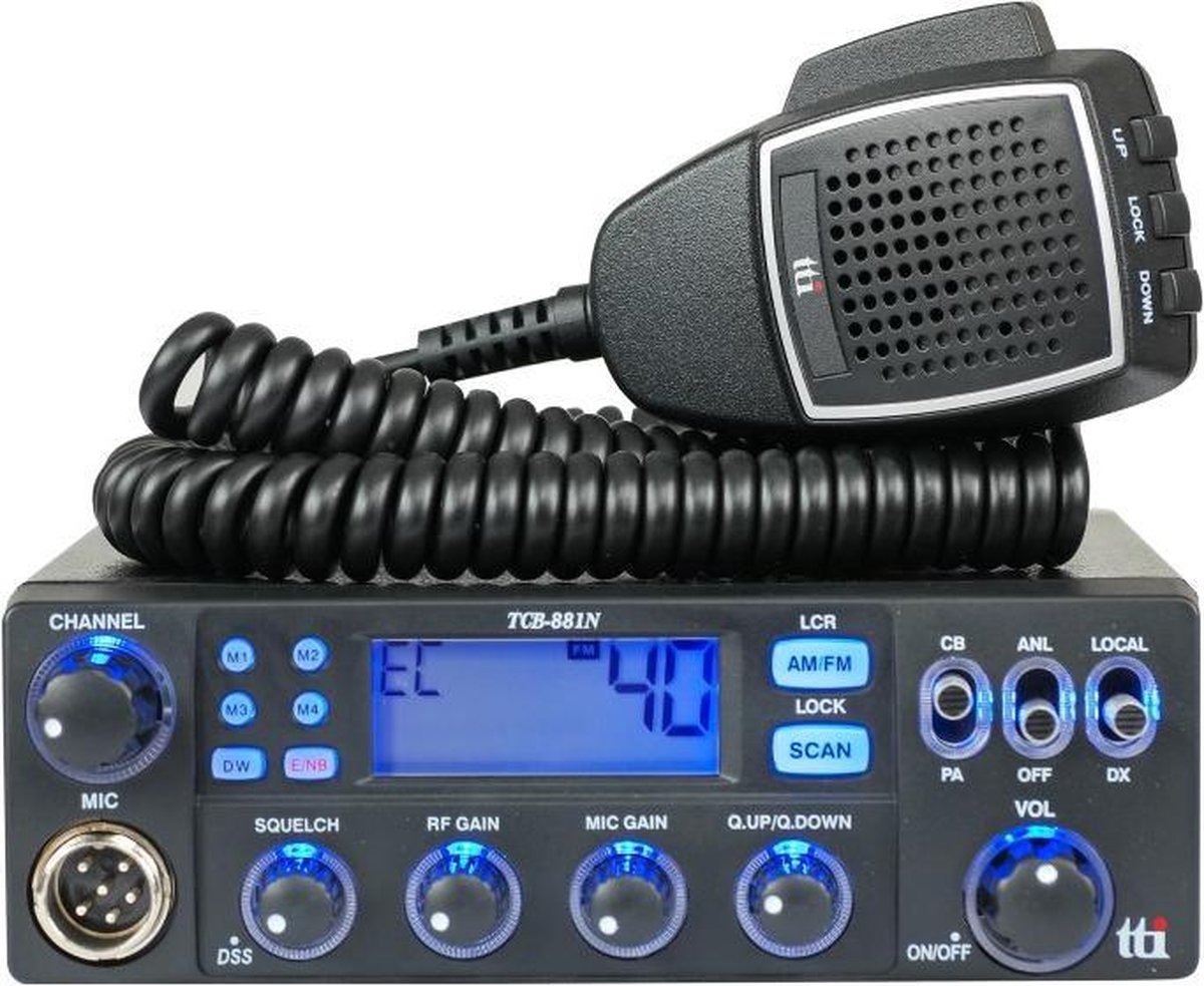 TTI TCB881N AM/FM CB radio 12/24 Volt bol