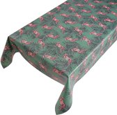 Tafelzeil Panther -  140 x 350 cm - Groen tafellaken - Tafelkleed plastic - Voor buiten en binnen - Verschillende maten - Geleverd in een koker