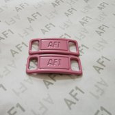 AF1 Sneaker tags | Lace Locks | Roze | Schoenaccessoires - Schoenveters