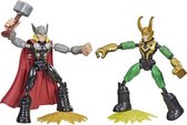 Marvel Avengers Bend N Flex Thor vs Loki - Speelfiguur