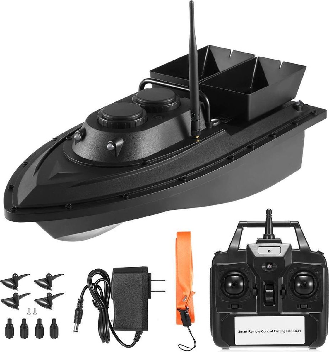 Fishop | Vissers voer boot | bestuurbare boot | Voerboot | Tot 500M |  Met... | bol.com