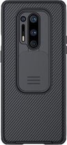 One Plus 8 Pro back cover - CamShield Pro Armor Case - Zwart