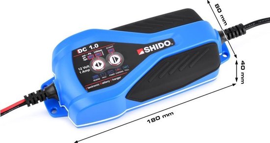 Shido DC 1.0 voiture moto Lithium et chargeur de batterie au plomb