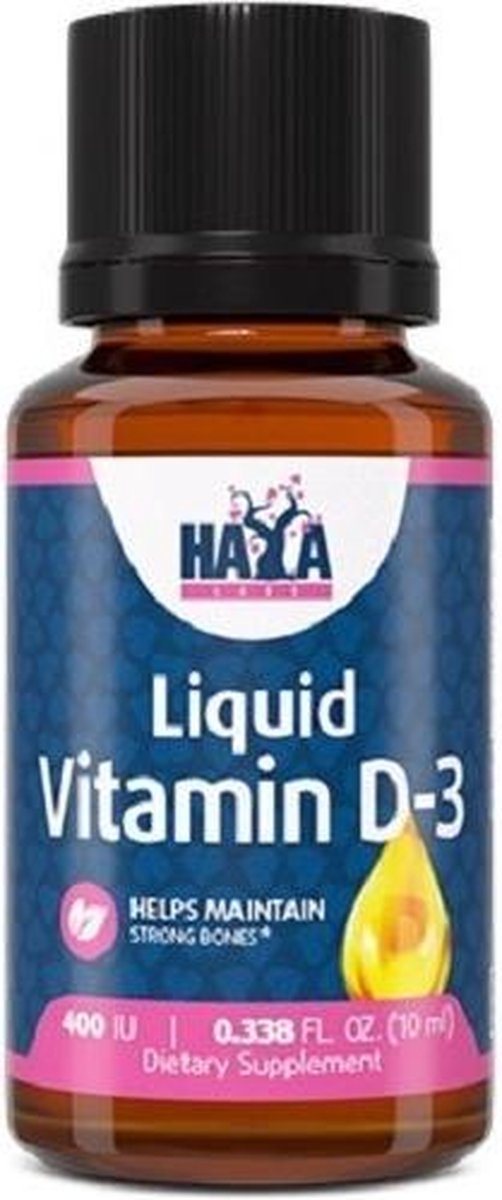 Haya Labs - Vitamin D-3 Liquid 400IU 10ml