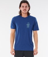Rip Curl Heren Lycra Searchers S/Sl Uv Tee  - Navy XL