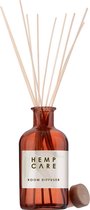 Hemp Care Home Diffuser - Navulling Geurstokjes  - Huisparfum met o.a. Citrus, Salie. Hennepblad en Vetiver - Unisex - Navulling 1 liter