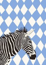Dieren Poster - Zebra - Wandposter 60 x 40 cm