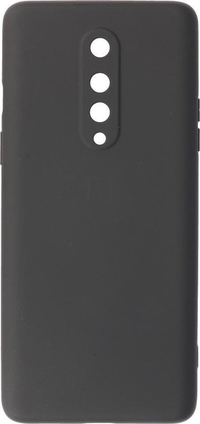 Bestcases 2.0mm Dikke Fashion Telefoonhoesje Backcover - Siliconen Hoesje - OnePlus 8 - Zwart