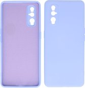 Bestcases 2.0mm Dikke Fashion Telefoonhoesje Backcover - Siliconen Hoesje - Oppo Find X2 - Paars