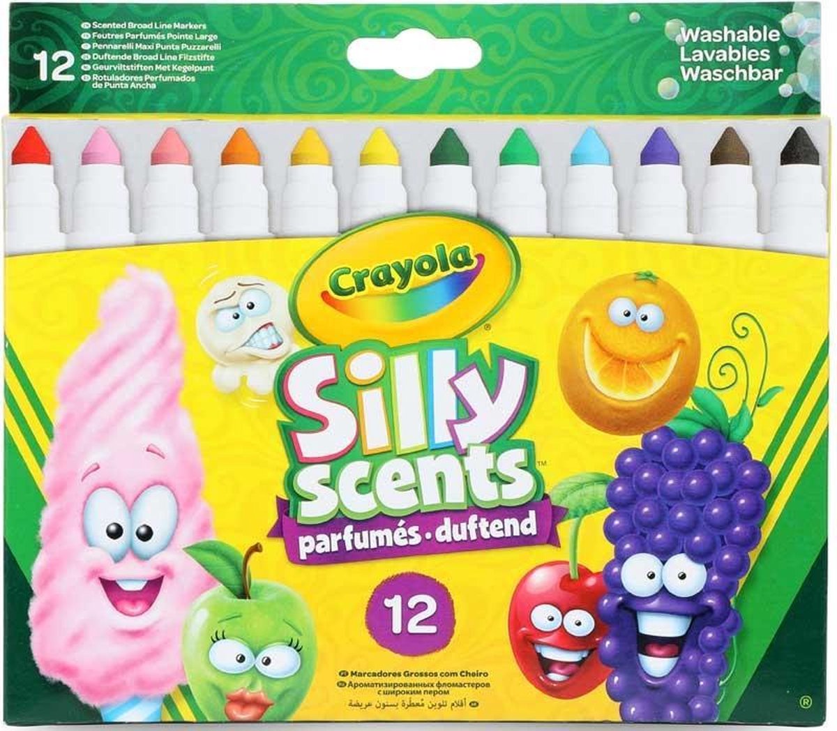 CRAYOLA PROFUMELLI 12 PENNARELLI LAVABILI E PROFUMATI 58-8337