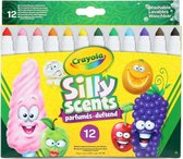Crayola - Silly Scents - Viltstiften - Geurstiften Met Brede Punt - 12 Stuks