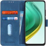 Xiaomi Mi 10T (Pro) Hoesje Retro Wallet Book Case Blauw