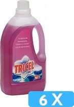 Tricel | Vloeibaar wasmiddel | Color | Fles 6 x 1,5 liter