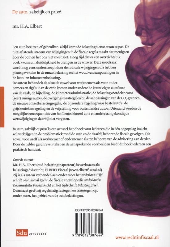 Fiscale Praktijkreeks 12 - De auto, zakelijk en prive