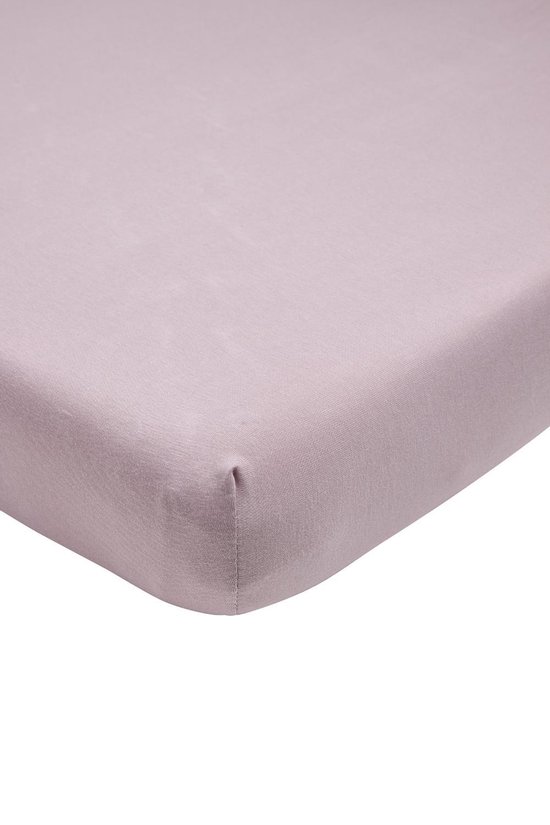 Meyco jersey hoeslaken ledikant – 60x120cm – lilac