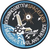 Spacelab 3 Embleem Met Space Shuttle Strijk Patch 9 cm diameter