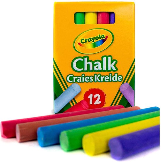Crayola 12 pièces craie - couleur