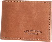 Raw Materials Portemonnee Heren - Leer - Denim voering - Camel