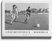 Walljar - Ijsselmeervogels - Noordwijk '76 - Zwart wit poster