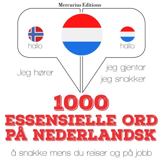1000 essensielle ord på nederlandsk - cover