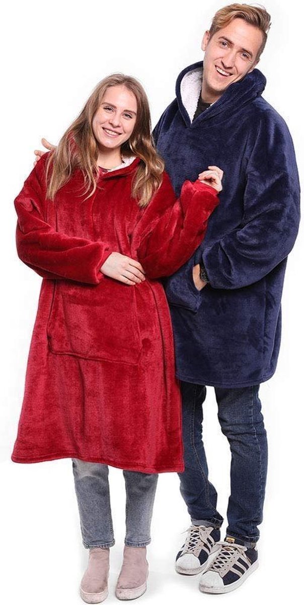 THUISTRUI - Warme trui - fleece deken - roze — cadeau in Mode & Accessoires - foto 2