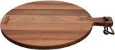 Pure Walnut Wood Borrelplank | Tapasplank | Serveerplank rond Ø 30 x 1,5 cm - Walnoot hout