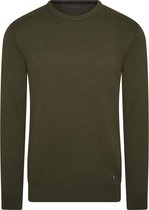 Pullover Army Green  Ronde Hals  Dom Tower