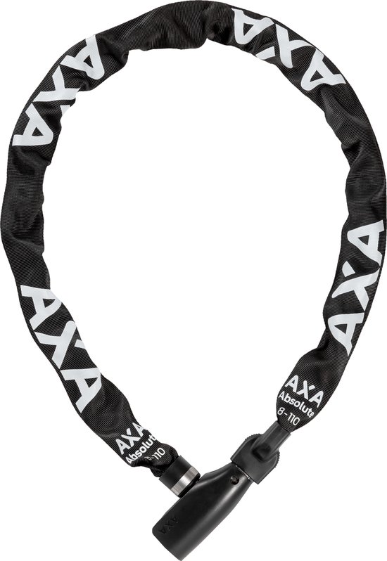 AXA Absolute 8 Kettingslot - Slot voor Fietsen - 110 cm - 8 mm - Zwart