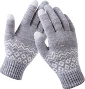 BECIO Touchscreen Handschoenen Winter – Handschoenen Dames / Heren Winter - Grijs