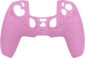 Silicone Case Cover Skin voor PlayStation 5 DualSense Controller - Roze