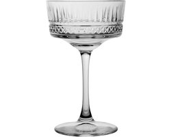 Pasabahce Elysia - Champagneglazen 260 ml – Set van 6 – Coupeglazen – Cocktailglazen – Luxe Glazen Servies