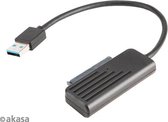 Akasa USB A 3.1 Gen1 Adapter kabel voor 2,5 SATA SSD & HDD , 0,2m , *USBC , *SATA