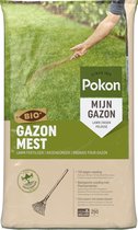 Pokon Bio Gazonmest - 16,8kg - Mest  - Geschikt voor 250m² - 120 dagen biologische voeding